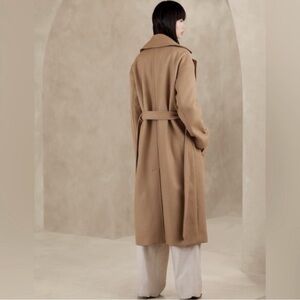 Banana Republic Tan Wrap Coat